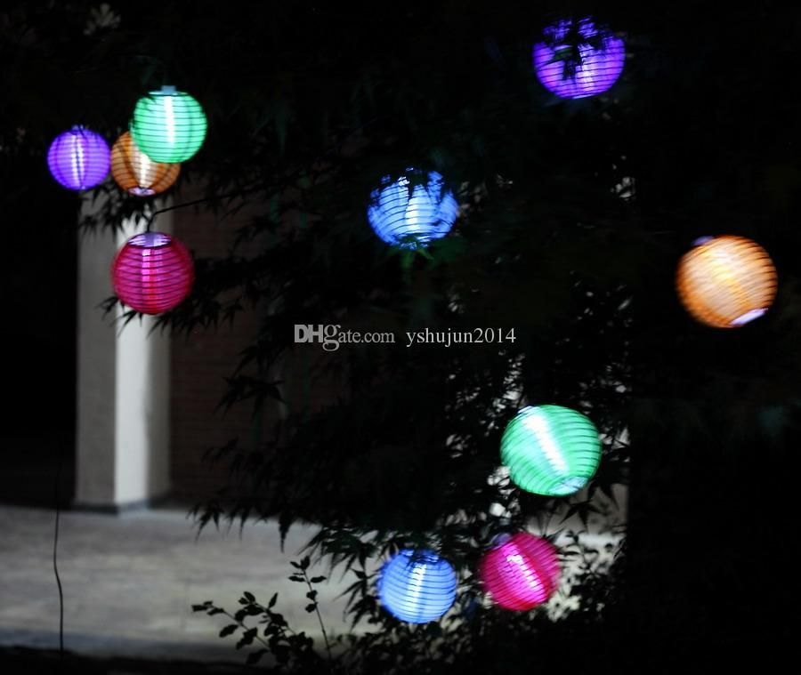 best chinese lanterns style led solar lamps paper lantern garden