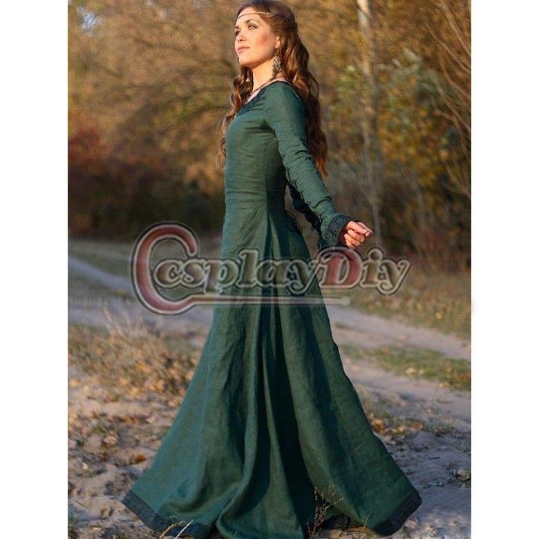 Custom Made Vintage Taditional Medieval Renaissance Dress Central ...