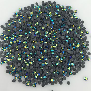 DMC Hotfix Iron-On Rhinestones Crystal FlatBack Seed Bead Much Colors and Sizes