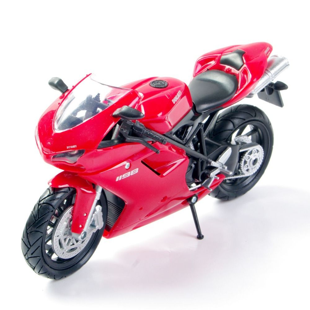 2018 112 Scale Mini Moto Jouet Ducati 1198 Racing Motorcycle Toys 1/12