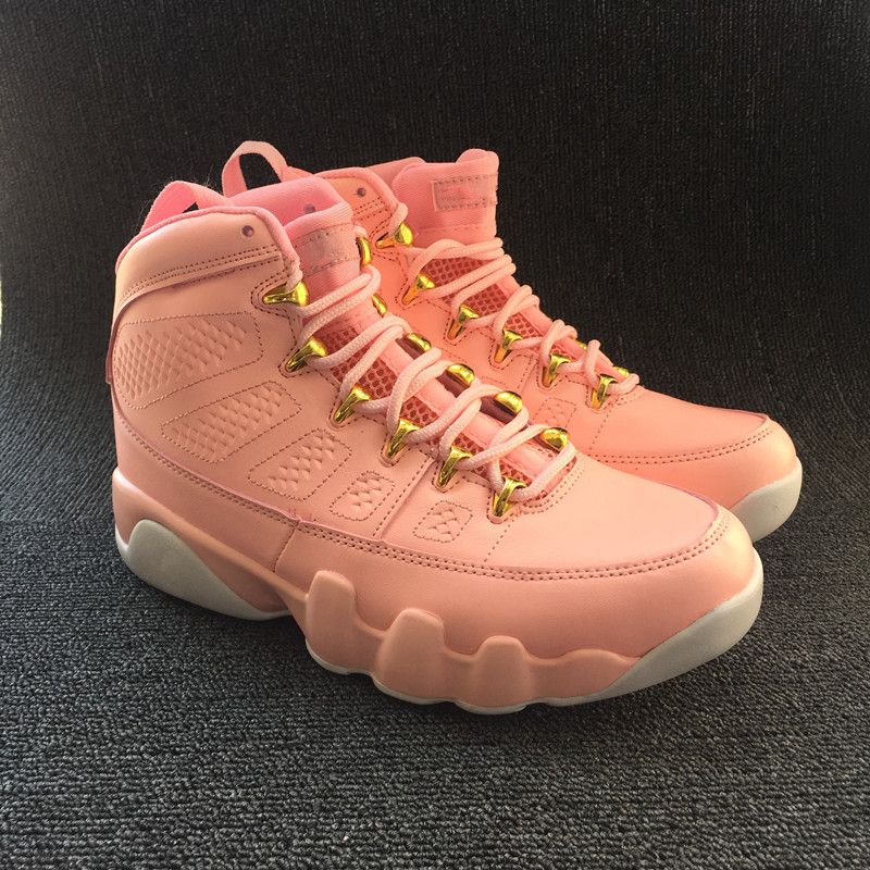 Wholesale with Box 9 GS Vivid Pink White Women Basketball Shoes 9s Girl