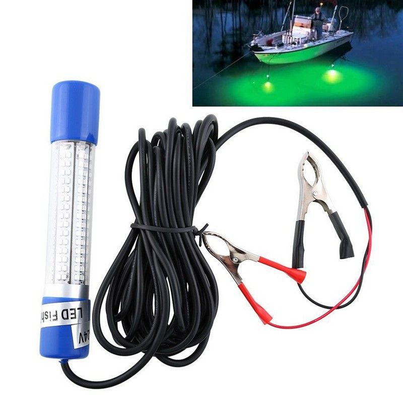 12V 24V 8W 180LEDs Fishing Lure Night Light Underwater Boat Submersible