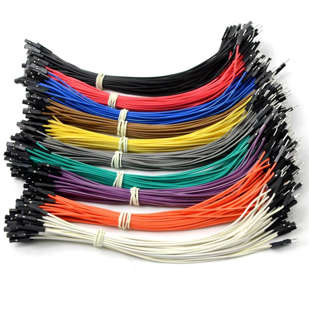 2019 New Wires & Cables *20cm Female To Male Dupont Dupont Wire Color