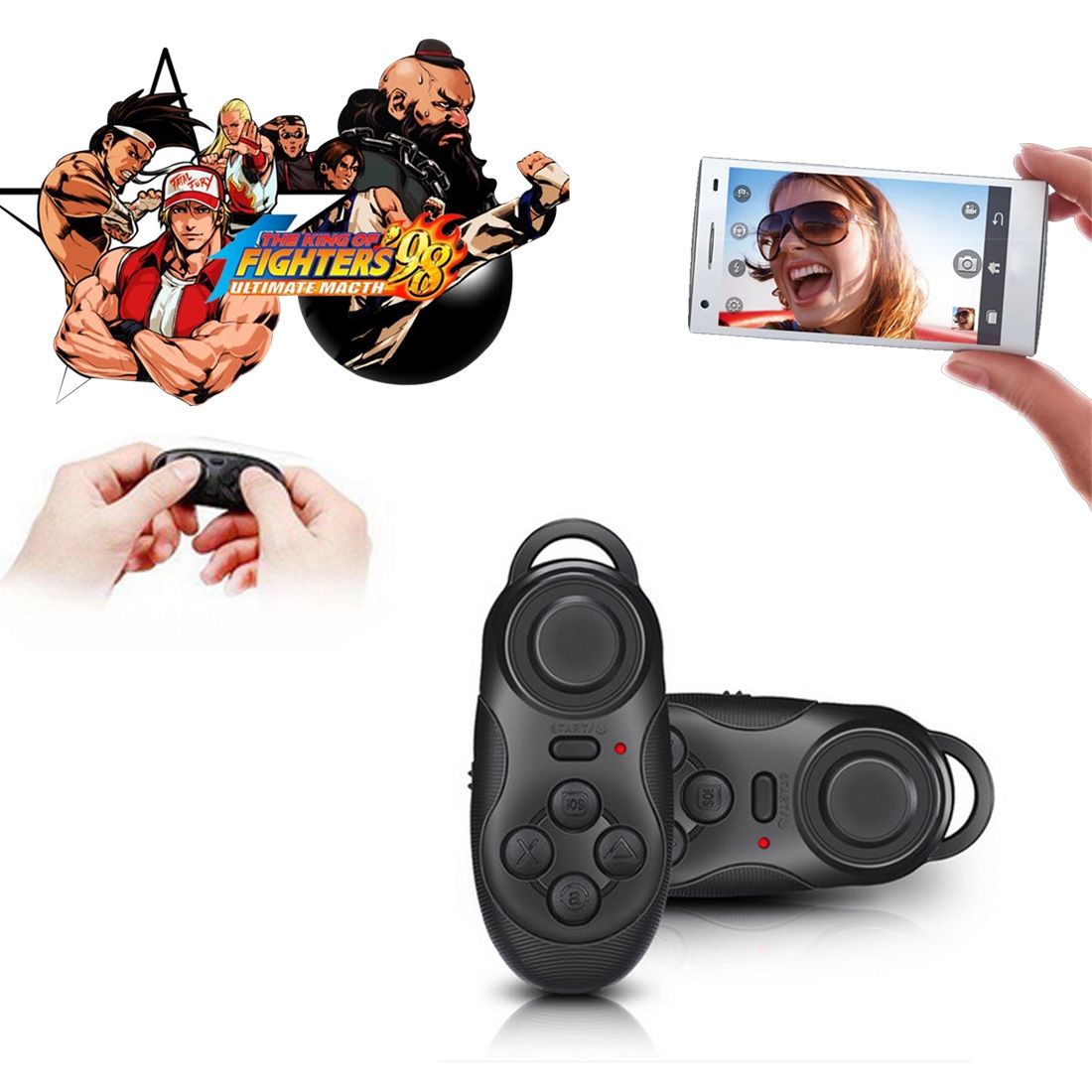 2019 Selfie Remote Control Shutter Bluetooth Gamepad Wireless Mouse F