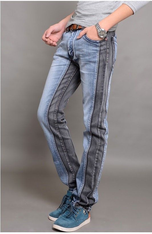 2020 New 2016 Fashion Skinny Mens Jeans Colors Slim Straight Jeans Male