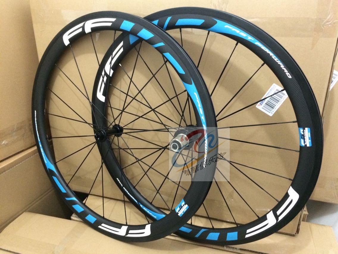 2016 Style White Blue Ffwd F5r 38mm Clincher Or Tubular Bicycle Wheels
