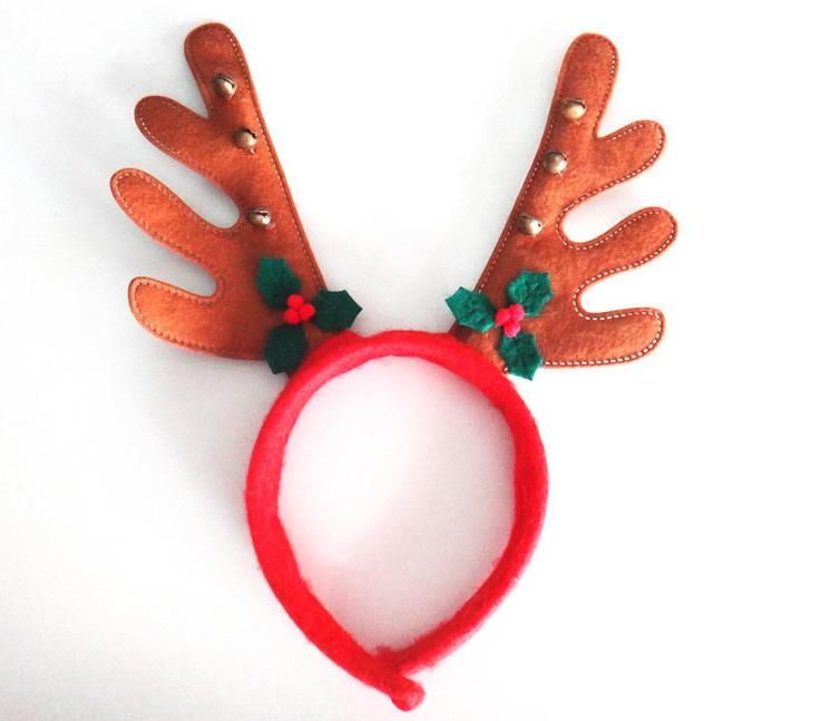 christmas reindeer antlers headband