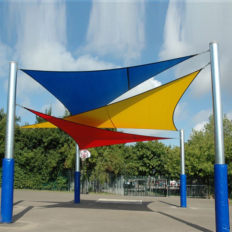 2021 New Triangle Sun Shade Sail Cover Size 5M*5M*5M Top Garden Awning