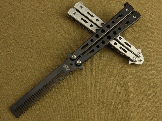 2020 Safe Practice Comb Training Butterfly Knife Not Edged Flail Knives