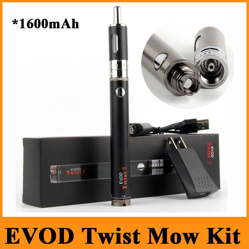 EVOD Twist II Kit E Cig Kit 1600mAh EVOD Twist