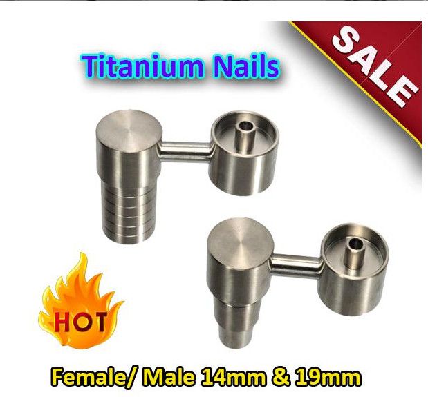 2019 Dab Rig Titanium Nail Female Male Joint 14mm 18mm Highly Educated