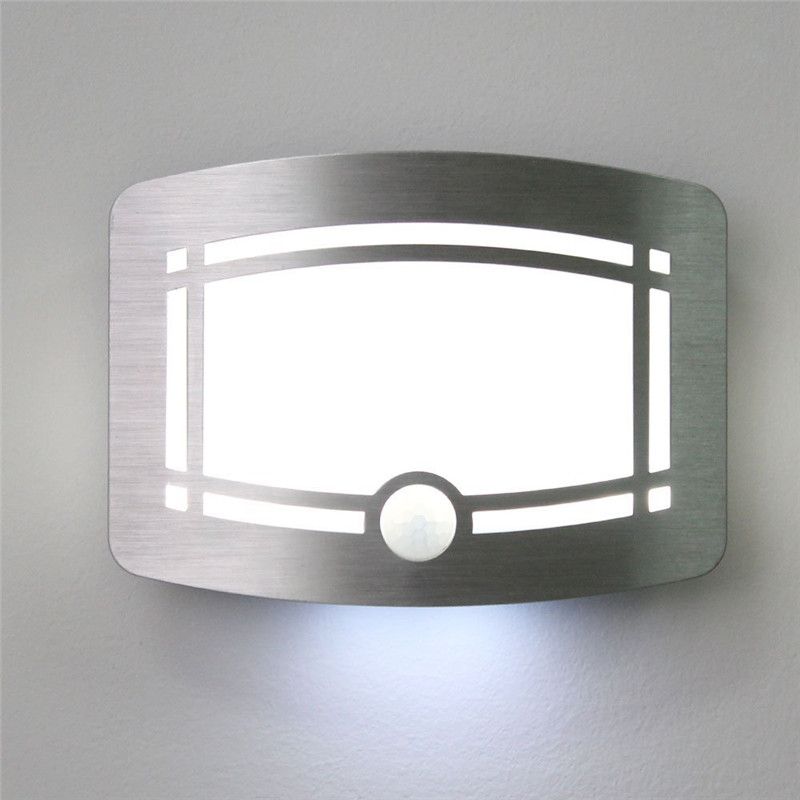 2018 Motion Sensor Activated Led Wall Light Sconce Night 2018 Motion Sensor Activated Led Wall Light Sconce Night Battery Powered Lamps Hallway Staircase Indoor Warm White From