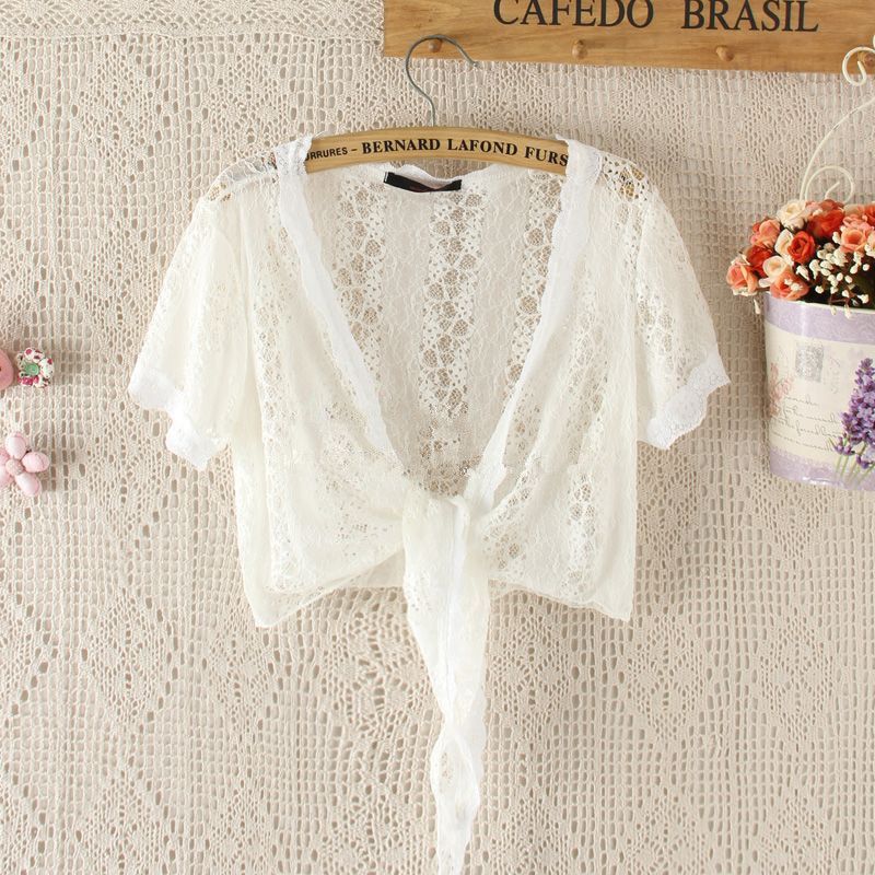 short lace jacket