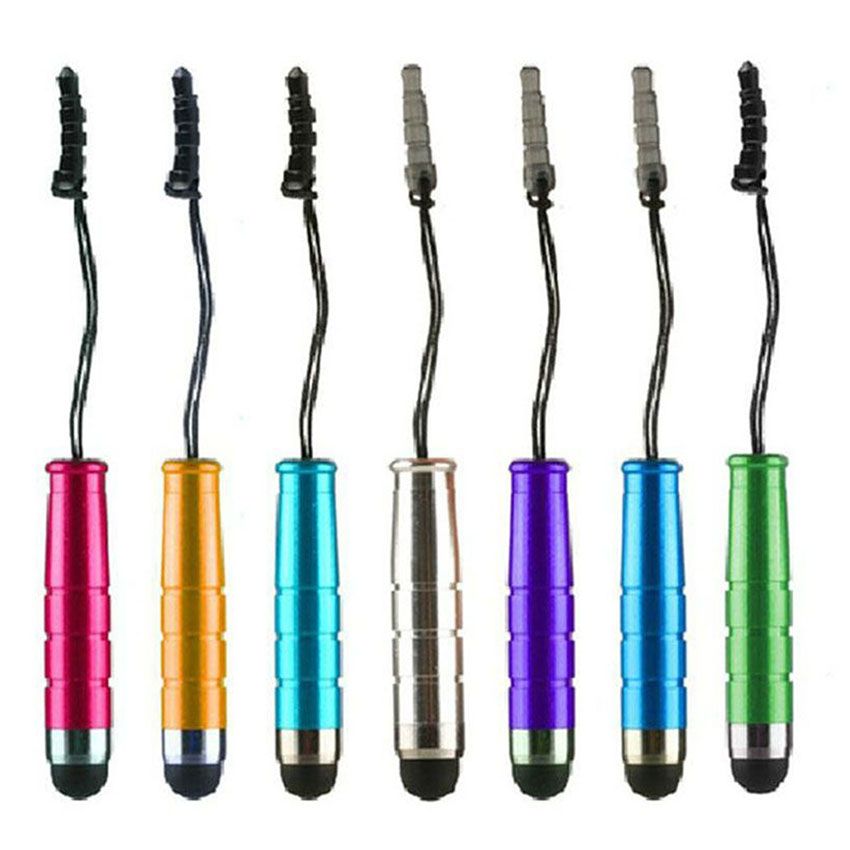 Crystal Dust plug Stylus Touch Screen Pens for iPhone iPad 1 2 4 Mini Galaxy SL