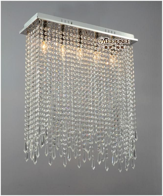 Rectangle Shape Crystal Ceiling Lights Fixture Clear Curtain Rectangle Shape Crystal Ceiling Lights Fixture Clear Curtain Light Res Lamp For Dining Room And Bedroom Md10039