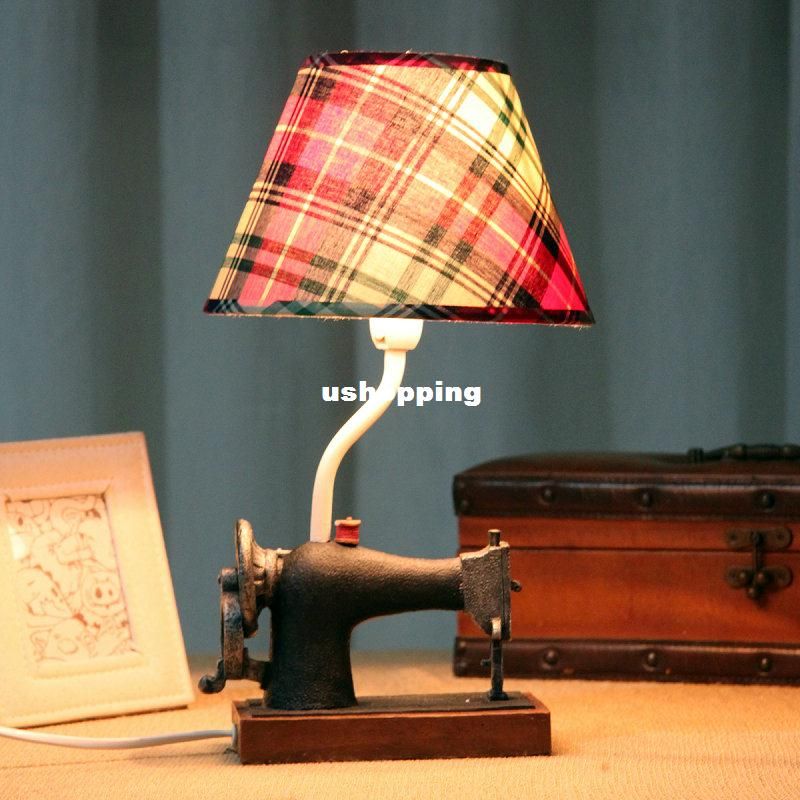 2018 Sewing Machine Table Lamp Vintage Chinese Style 2018 Sewing Machine Table Lamp Vintage Chinese Style Bedroom Bedside Decoration Child Reading Lamps Ofhead From