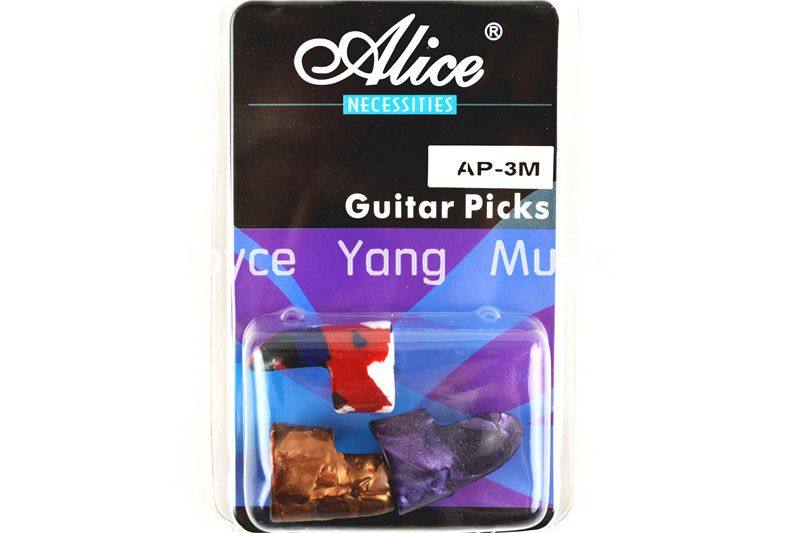 Best And Cheapest Plectrums/ Picks Alice Fingerstyle Guitar Picks Thumb Finger Picks Pearl