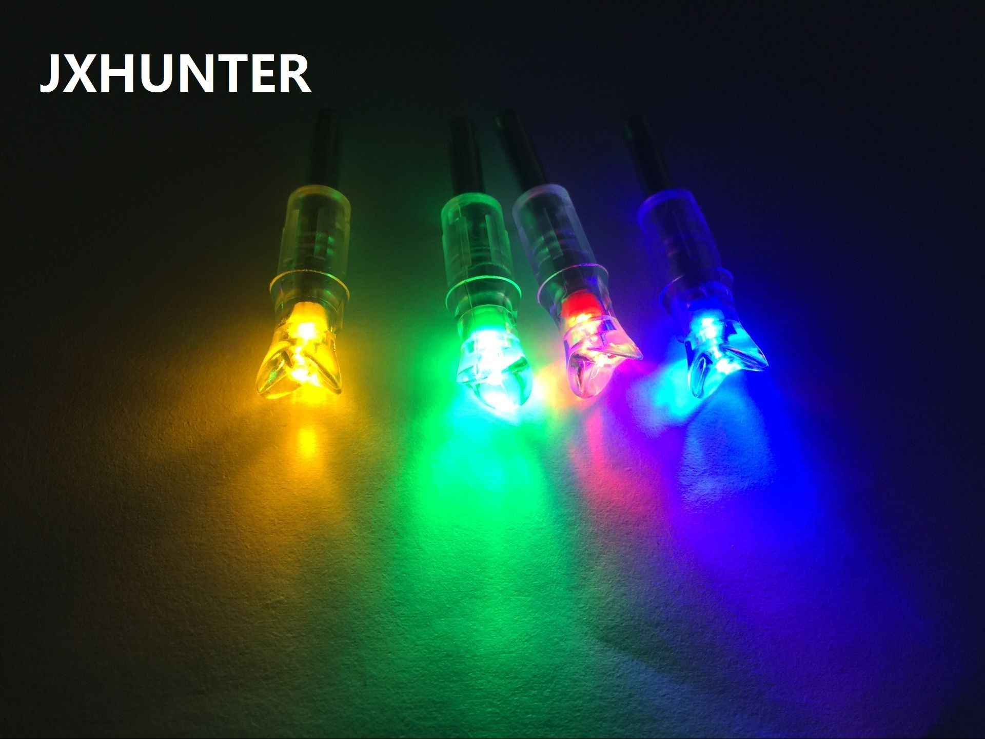 2021 3PK Archery Hunting Crossbow Arrow Nocks Lighted Led Arrow Nocks Half Moon Shape In Red