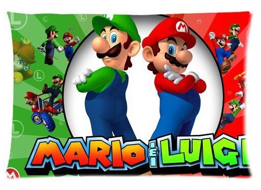 mario brothers pillow case