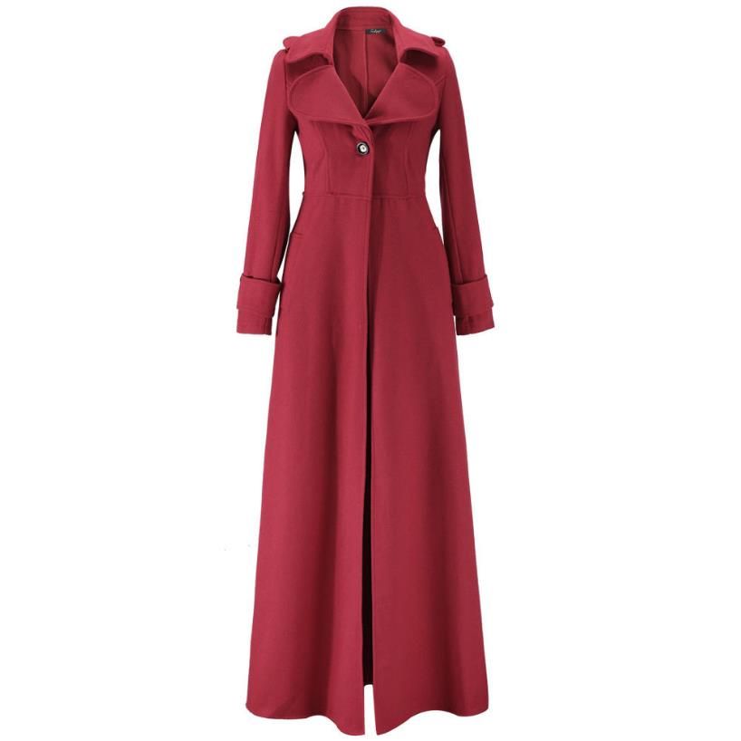 Wholesale-Floor Length Coat Womens Winter Jackets And Coats Extra Long ...