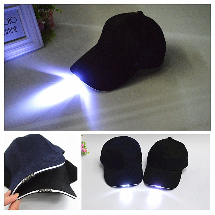 Baseball Cap Led Lamp Cap Light Cap Camping Fishing Night Fishing Cap