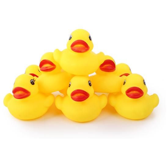 mini yellow rubber ducks