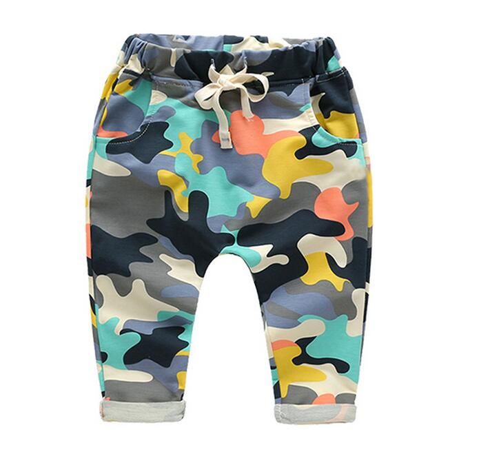 Kids Baby Boy Girl Long Pants Trousers Leggings Sweatpants Harem Bottoms 2-7 Y