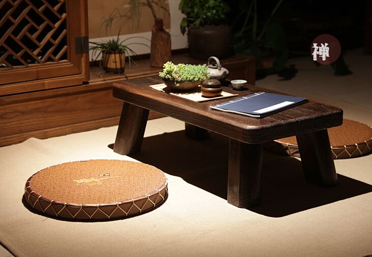 chair cushion zabuton zafu round 45cm floor meditation seat japanese
