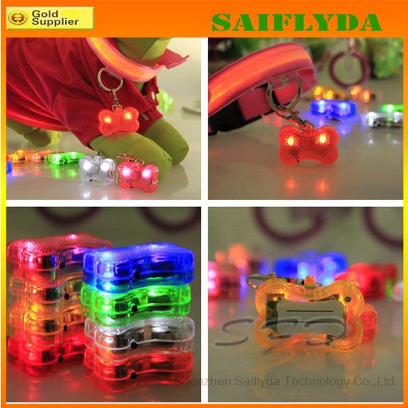 2019 LED Dog Pendant Flash Dog Tag Pet Charms Dog Accessories Led Dog