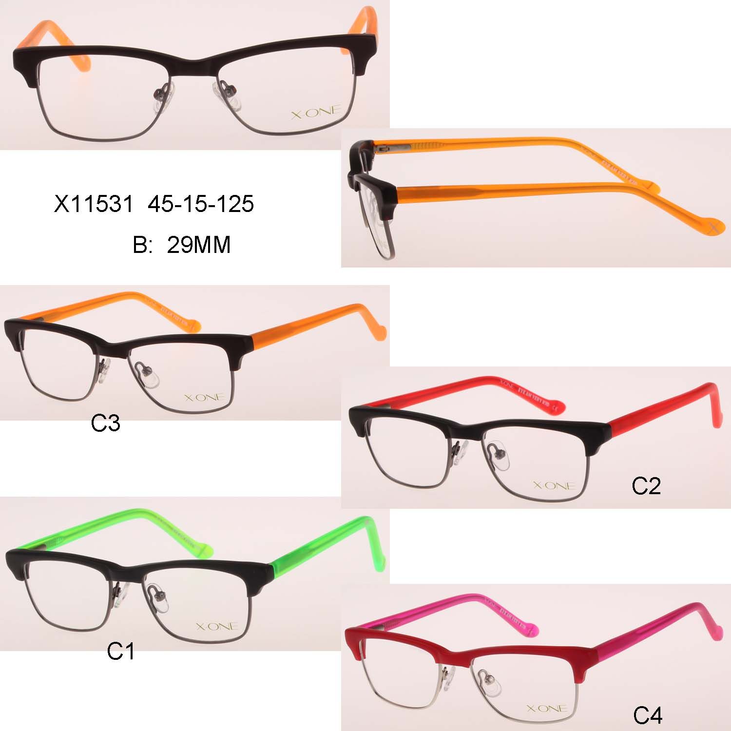 2015 New Kids Optical Eyeglasses Children Metal Rectangle Oliver People