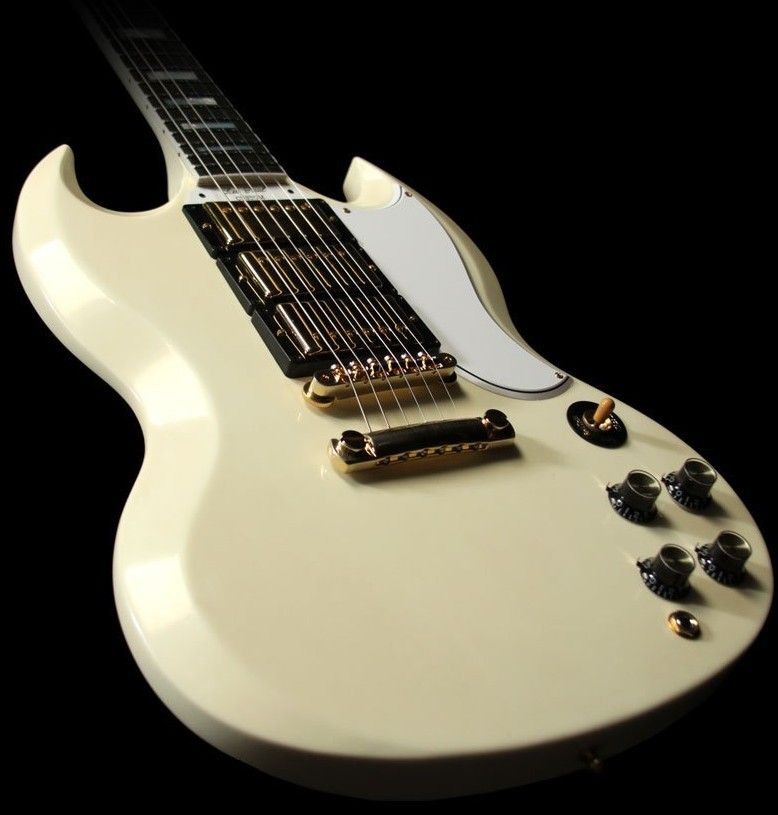 2014 Newest Cream SG 3 Pickups 400 Custom Electric Guitar Wholesale OEM