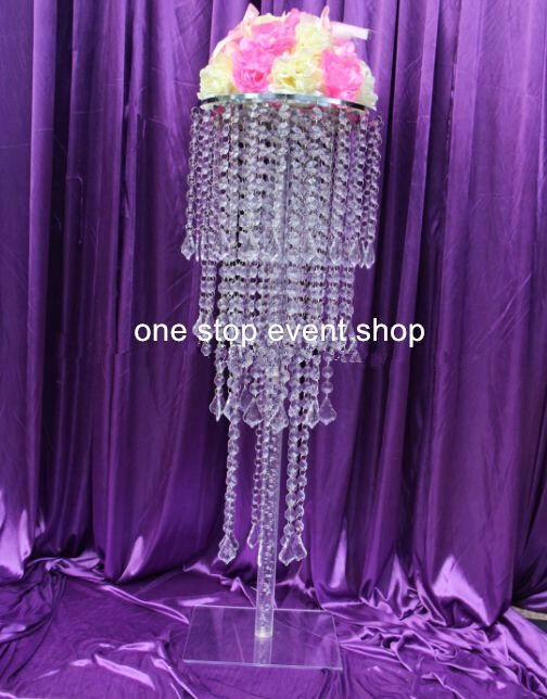 Crystal Beads Flower Vase Wedding Centerpieces Wholesale Party
