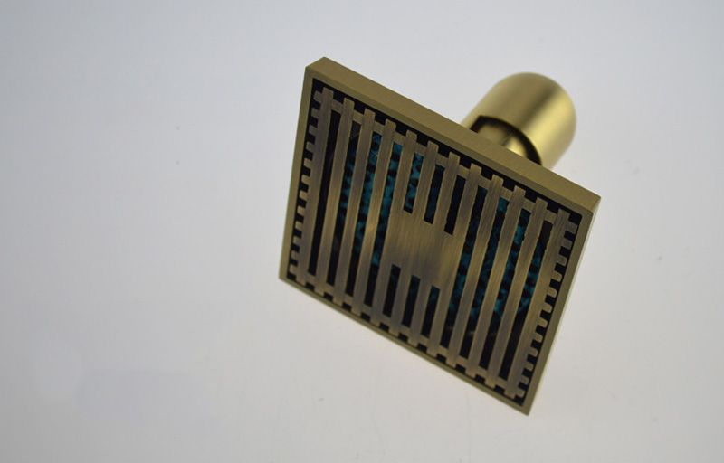 Compre Drenaje De Piso Cuadrado De Ducha De Latón Con Filtro Extraíble