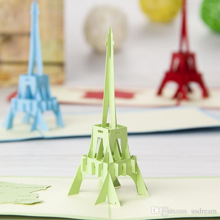 3d Eiffel Tower Greeting Card Fashion Stereoscopic Diy Handmade Art Craft Cards Wish Souvenir Event Party 200012 Birthday 3d Eiffel Tower Greeting Card Fashion Stereoscopic Diy Handmade Art Craft Cards Wish Souvenir Event Party 200012 Birthday