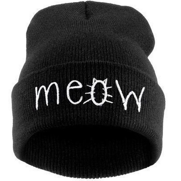 Grosshandel Neue Stickerei Buchstaben Cat Meow Gestrickte Mutzen Hute Winter Warm Unisex Mutze Wolle Hip Hop Skullies Kappen Von Nbkingstar 19 48 Auf De Dhgate Com Dhgate