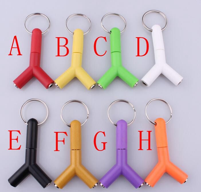 2021 3.5mm 1 Male To 2 Dual Female Earphone Headphones Y Splitter