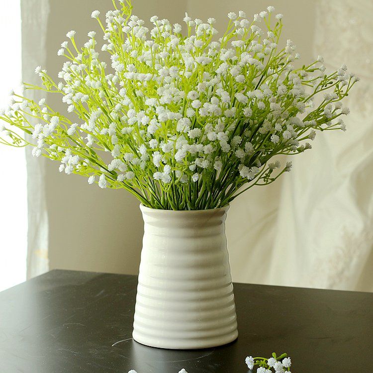2021 Artificial PU Gypsophila Bouque Flowers Wedding Fake ...
