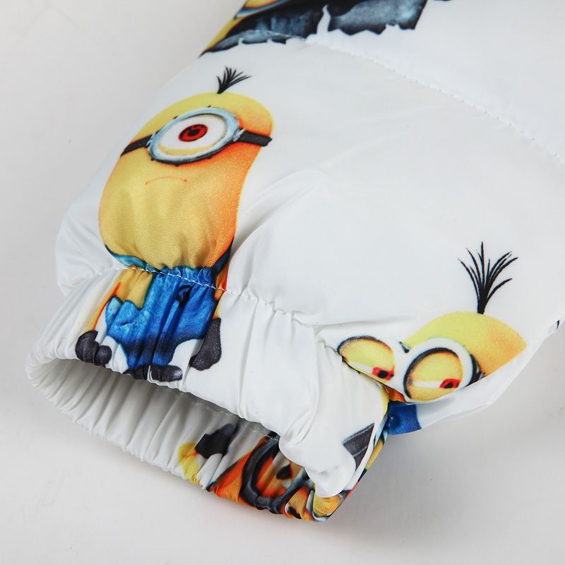 New 2015 Despicable Me Minion Boys Down Jacket Winter Baby Boys And