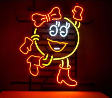 2018 cartoon girl neon sign beer neon bulb logo sign film display