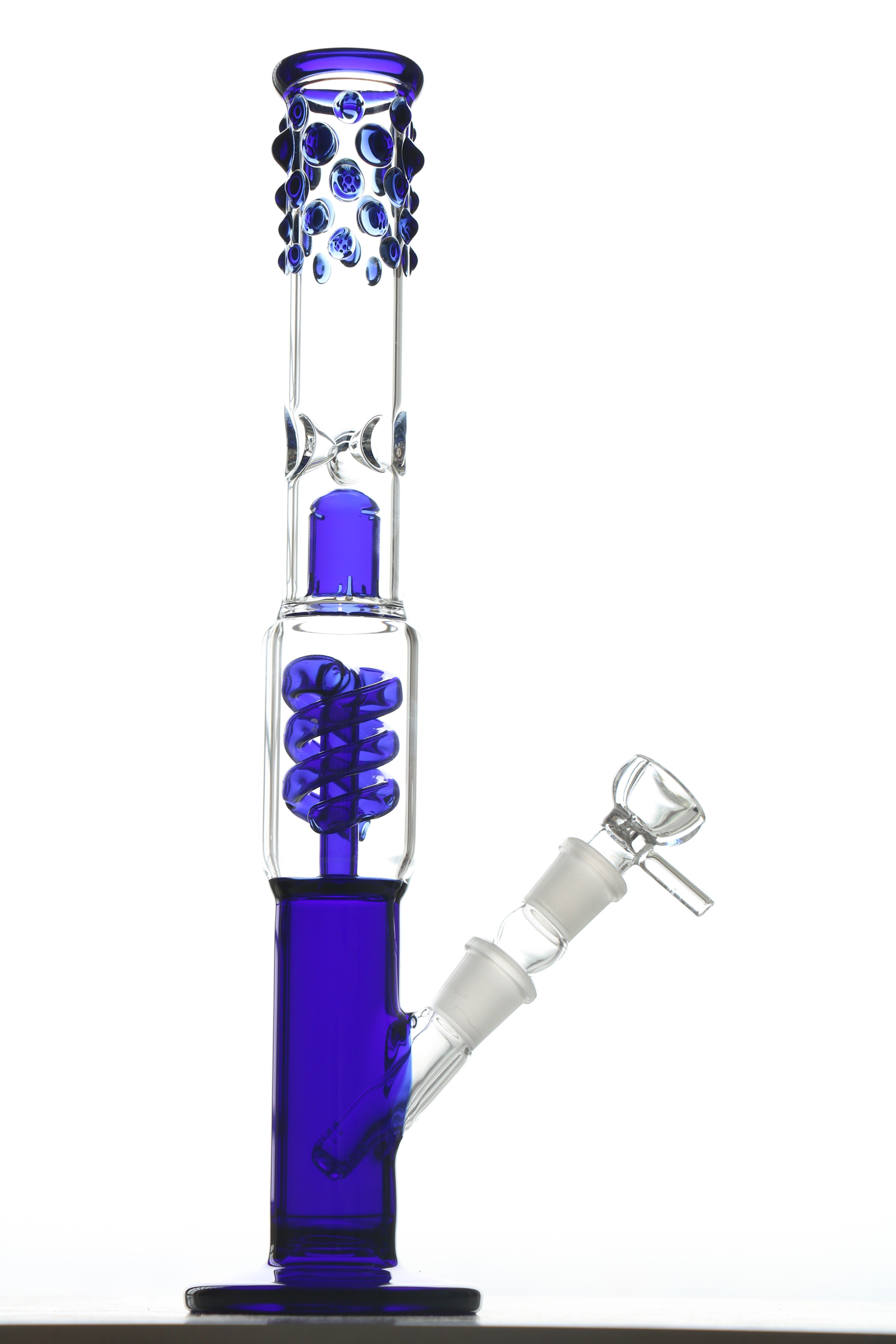 2019 Grace Glass Bong With Grace Glass Log 15inch Glass Splash Guard
