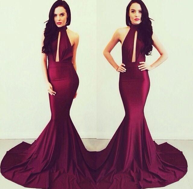 Michael Costello Mermaid Evening Gowns 2017 Elegant Burgundy Women ... Michael Costello Mermaid Evening Gowns 2017 Elegant Burgundy Women ...