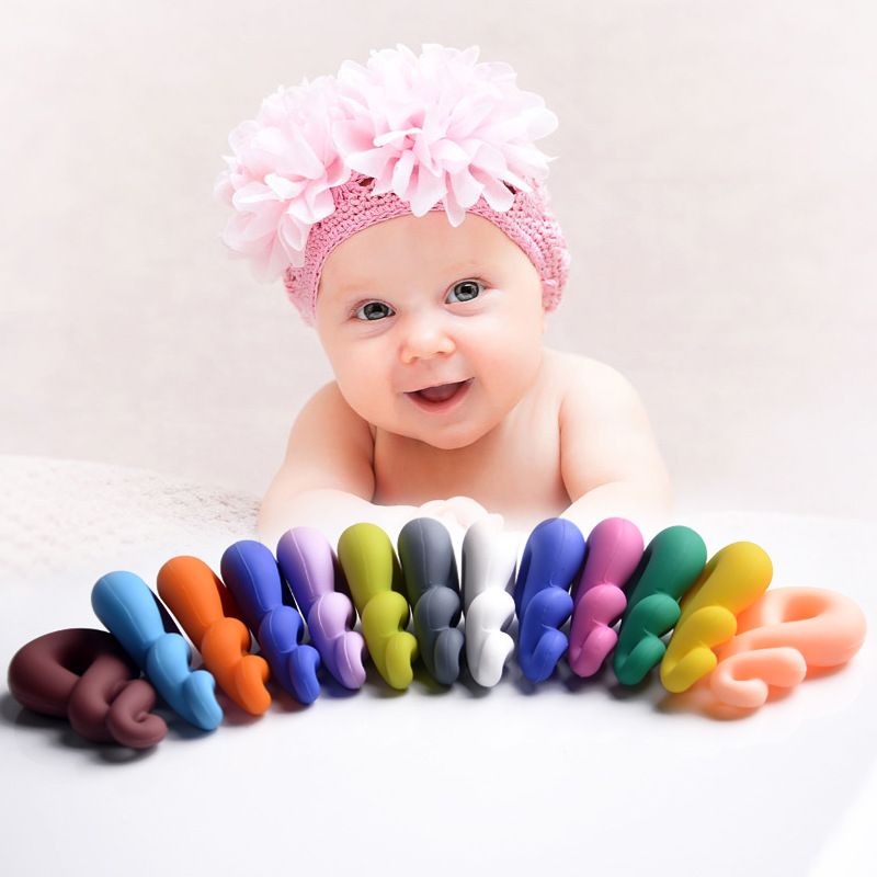 Wholesale Baby Chew Necklace Teether Beads Food Grade