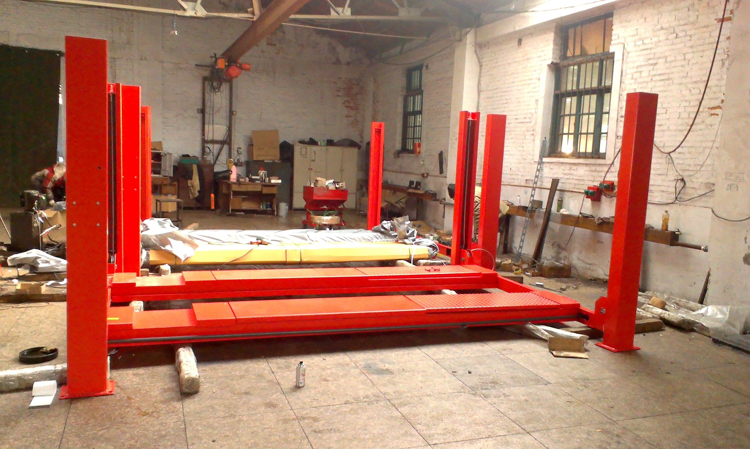 2020 CE Approved Hydraulic Auto Lift 4 Ton Used 4 Post Car Lift For