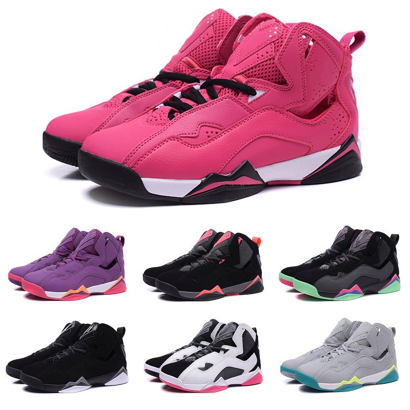 2019 Drop Shipping Wholesale 7 Basketball Shoes Women True Flight 7 Sneakers Boots Authentic ...