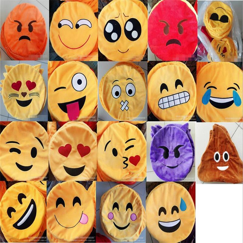 Emoji Poop Pillows Skins 20 Styles Diameter 35cm 45cm 50cm 60cm All