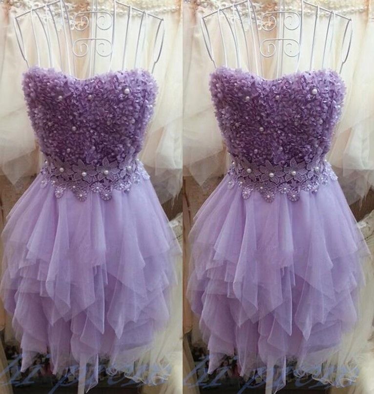 vestidos color lilac