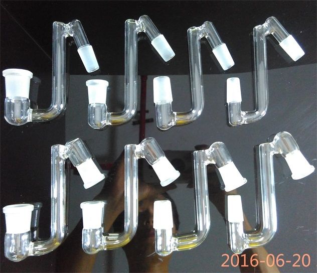 todos os estilos de vidro bong drop down 14.4 18.8 feminino masculino comum 30 45 graus ângulo de vidro suspenso para bongos de vidro