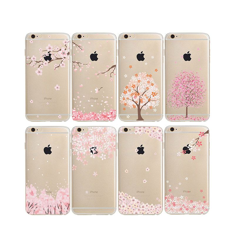 HOCAYU Cute Cartoon Back Fabric Soft TPU Phone Case For