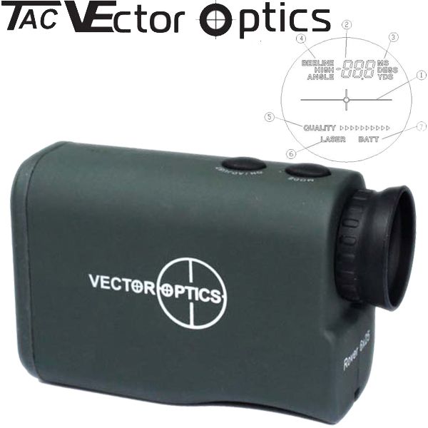 2020 Vector Optics 6x25 Hunting Laser Range Finder Rangefinder