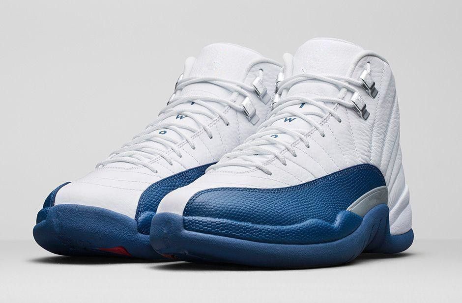 Mens Air Jordan Retro 12 Blue White shoes